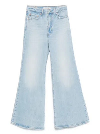 Levi's Ribcage Bell Jeans In Blue