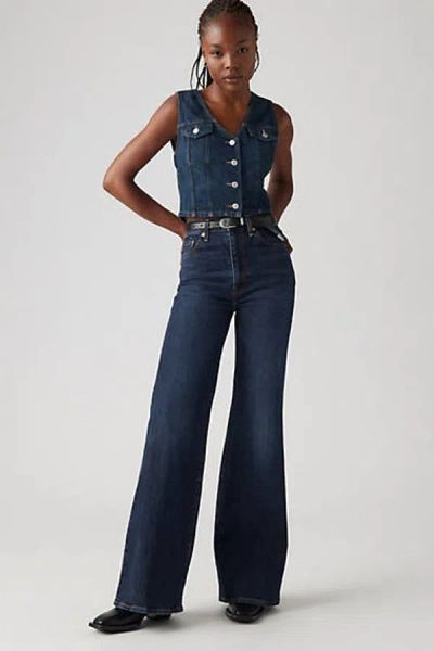 Levi's Ribcage Bell Jeans In Blue