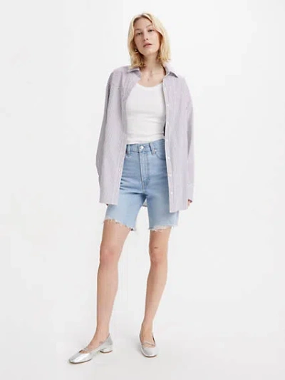 Levi's Ribcage Bermuda Shorts In Burst