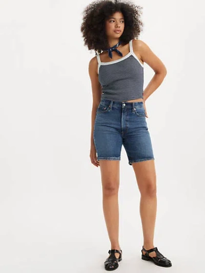 Levi's Ribcage Bermuda Shorts In Basic