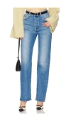 Levi's Ribcage Straight Ankle Jeans In Dance Around In Dance Around