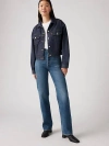 Levi's Blue Ribcage Full Length Jeans In Valley View