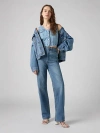 Levi's Ribcage Full Length Western Women's Jeans 34x34 In Bows And Arrows