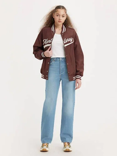 Levi's Ribcage Full Length Jeans In Samba Tango Light