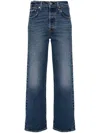 Levi's Ribcage Tailored High Waist Ankle Straight Leg Jeans In Blue