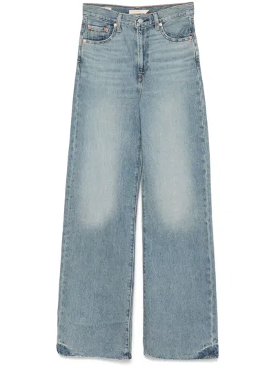 Levi's Ribcage Wide Leg In Blue