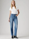 Levi's Ribcage Straight Ankle Jeans In Dance Around