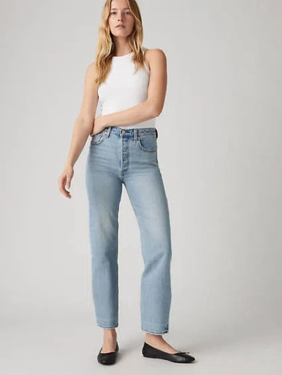 Levi's Ribcage Straight Ankle Jeans In Let's Share