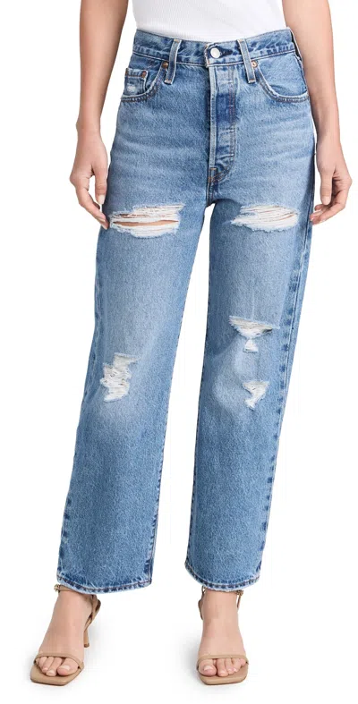Levi's Ribcage Straight Ankle Jeans Live For The Music