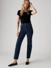 Levi's Ribcage Straight Ankle Women's Jeans 32x29 In Dark Stone