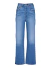Levi's Cotton Jeans With Back Logo Patch In Mid Blue