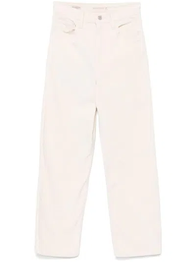 Levi's Ribcage Trousers In White