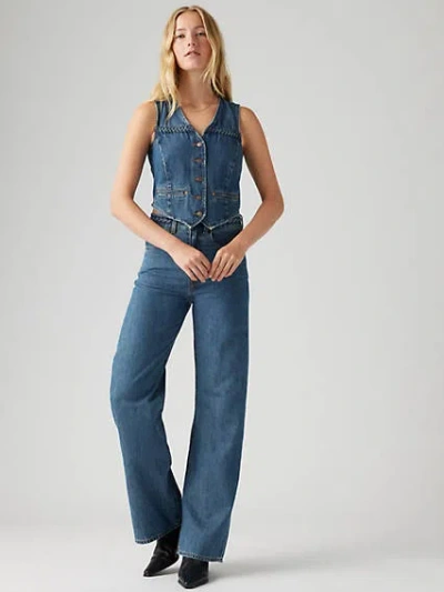 Levi's Ribcage Wide Leg Braided Jeans In Big Yikes