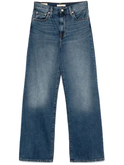 Levi's Ribcage Wide-leg Jeans In Blue