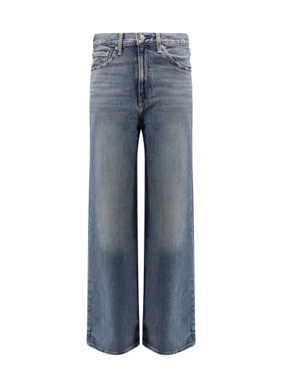 Levi's Ribcage Wide Leg Jeans In Blue