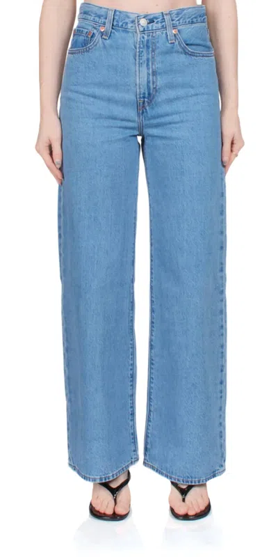 Levi's Ribcage Wide Leg Jeans In Splash Zone In Multi