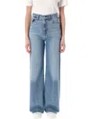 Levi's Ribcage Wide Leg In Not The Same Blue