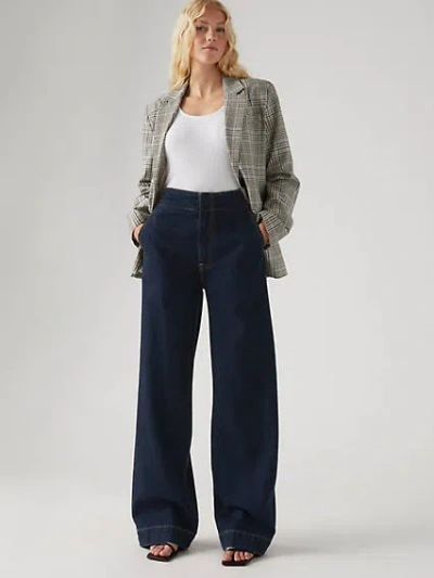 Levi's Ribcage Wide Leg Tailored Women's Jeans 30x32 In Slick Streets