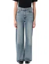Levi's Xl Straight Linen+ Denim Jeans In Gray