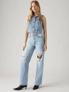 Levi's Baggy Dad Jeans Bin Day Clean Hem In Bin Day