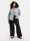 Levi's Ribcage Wide Leg Women's Jeans (plus Size) 20m In Rosie Posie