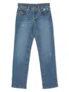 Levi's Five Pocket Denim Trousers In Blue