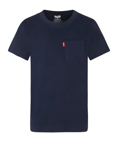 Levi's Kids' Round Neck T-shirt In Black