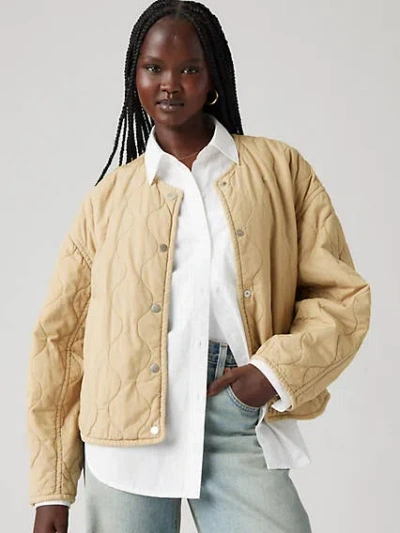 Levi's Rumer Quilted Liner Jacket In Safari