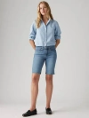 Levi's Shaping Bermuda Shorts In Camp Denim Short