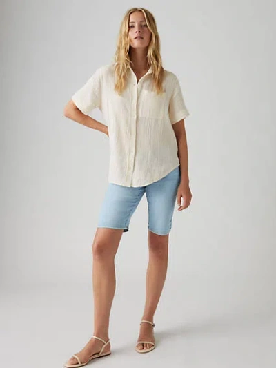 Levi's Shaping Bermuda Shorts In Double Duty Short