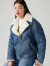 Levi's Faux-shearling-trim Jacket In In The Air