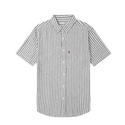 Levi's Shirt For Man 86624 0049 Grey In White