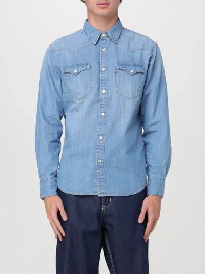 Levi's Shirt  Men Color Blue