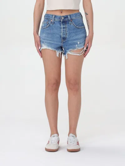 Levi's Short  Woman Color Blue 1