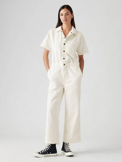 Levi's Short Sleeve Heritage Jumpsuit In Serenity Now