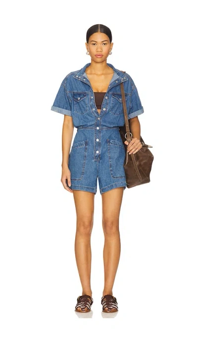 Levi's Short Sleeve Surplus Romper