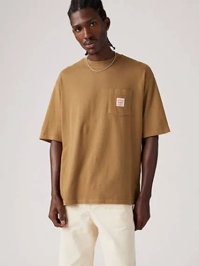 Levi's Short Sleeve Workwear T-shirt In Ermine