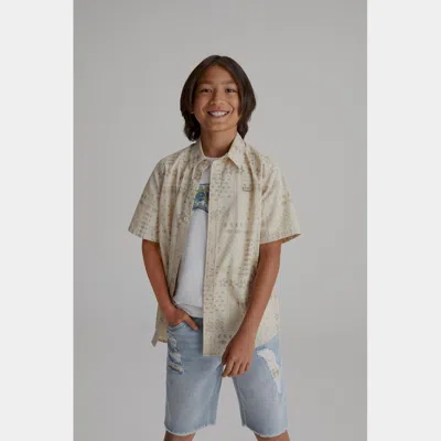 Levi's Short Sleeve Woven Shirt Big Boys S-xl L In Gray