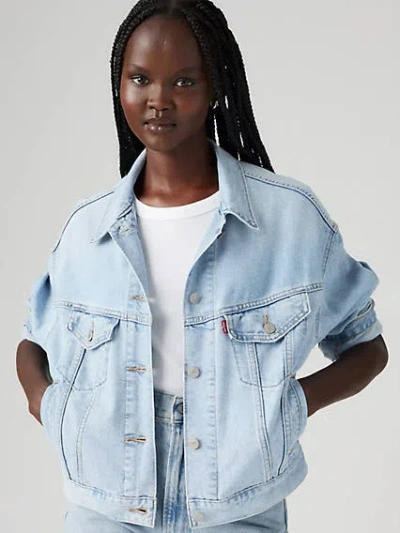 Levi's Shrunken '90s Lightweight Trucker Jacket In Cool Office Hours