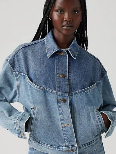 Levi's Shrunken '90s Trucker Jacket In Ironic Iconic Trucker