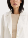 Levi's Single Breasted Cotton Blazer In White