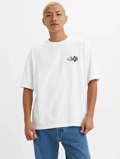 Levi's Skateboarding Graphic Boxy T-shirt In Core White