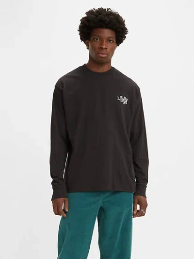 Levi's Skateboarding Graphic Boxy T-shirt In Jet Black