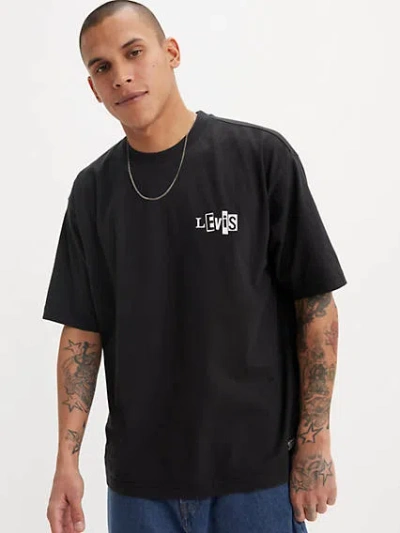Levi's Skateboarding Graphic Boxy T-shirt In Core Black
