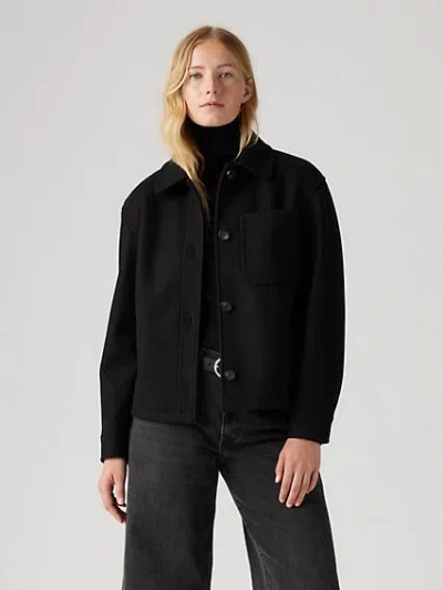 Levi's Soft Chore Jacket In Black