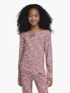 Levi's Space Dye Knit Top Big Girls 7-16 S In Pink Icing