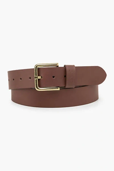 Levi's Square Buckle Belt In Brown