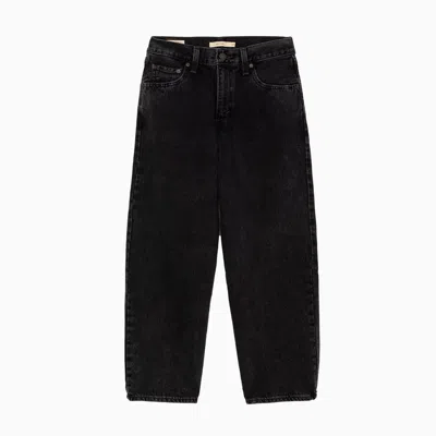 Levi's Stone Wash Dad Baggy Jeans In Grey
