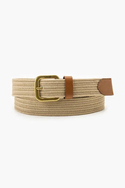 Levi's Stretch Woven Belt In Brown