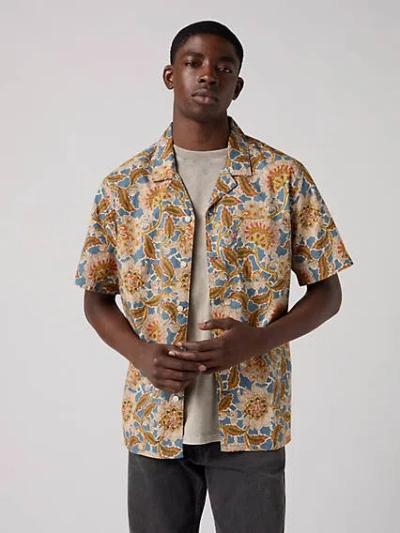 Levi's Sunset Camp Shirt In Elian Floral White Pepper